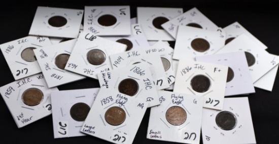 26 DIFFERENT DATE INDIAN HEAD PENNIES