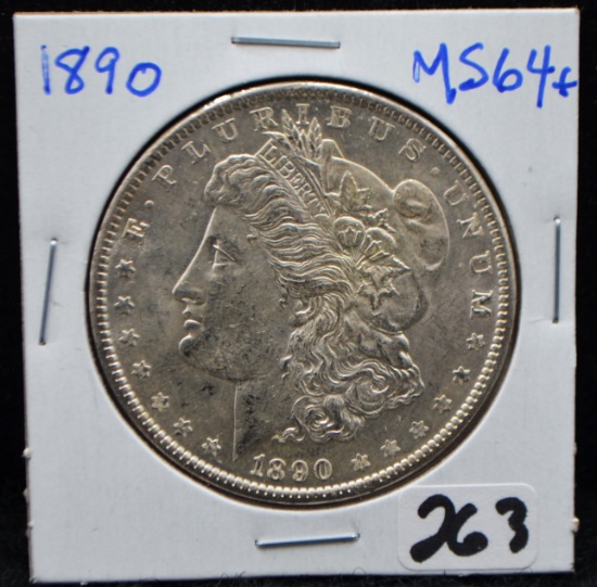 1890 MORGAN DOLLAR FROM LARGE COLLECTION