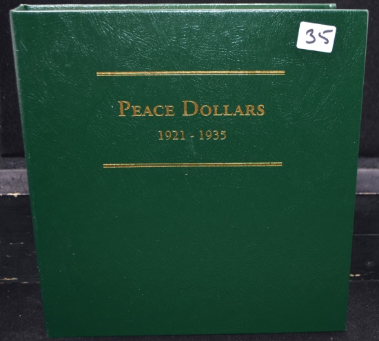COMPLETE SET OF PEACE DOLLARS