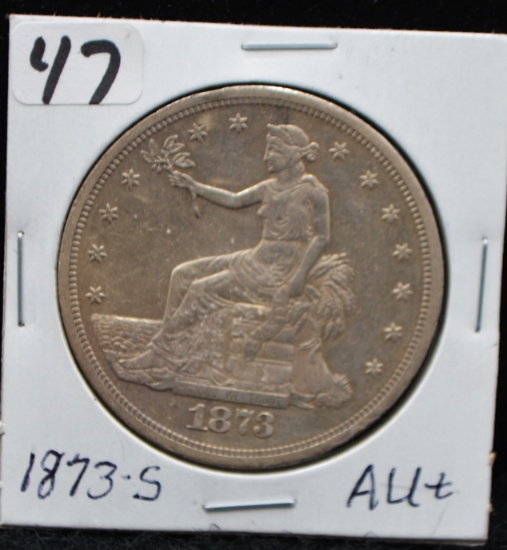 1873-S TRADE DOLLAR