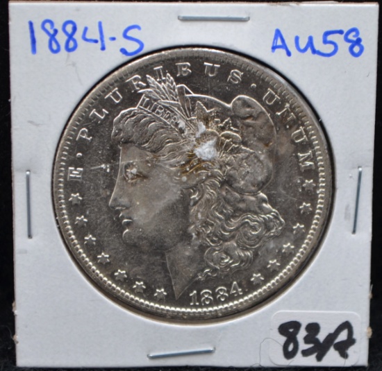 1884-S MORGAN DOLLAR FROM LARGE COLLECTION