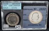 1893 COLUMBIAN COMMEMORATIVE HALF DOLLAR
