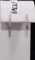 PAIR OF 18K WHITE GOLD  DIAMOND HOOP EARRINGS