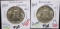 2 HIGH GRADE 1945 WALKING LIBERTY HALF DOLLARS