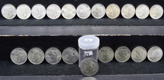 20 CHOICE UNC 1923 PEACE DOLLARS