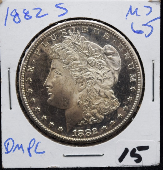 HIGH GRADE 1882-S MORGAN DOLLAR