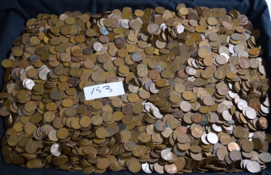 5000 MIXED DATES & MINTS LINCOLN WHEAT PENNIES