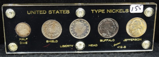 UNITED STATES TYPE NICKEL SET