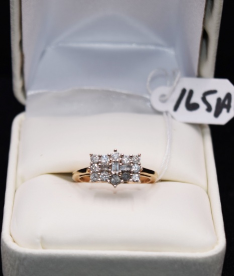 LADIES 2.88 CTTW DIAMOND 14K YELLOW GOLD RING