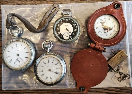 4 POCKET WATCHES