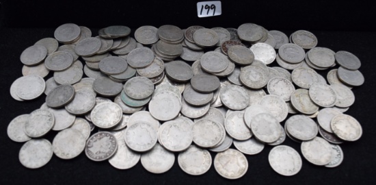 212 MIXED DATES & MINTS LIBERTY V NICKELS