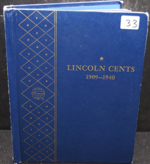 LINCOLN WHEAT PENNY SET - 1909-1940
