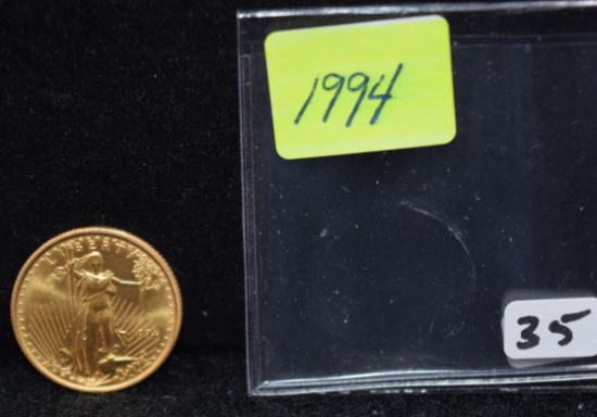 CHOICE BU 1994 $10 (1/4 OZ) AMERICAN GOLD COIN
