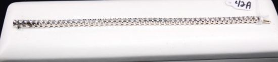 LADIES 7.00 CTTW DIAMOND 14K TENNIS BRACELET