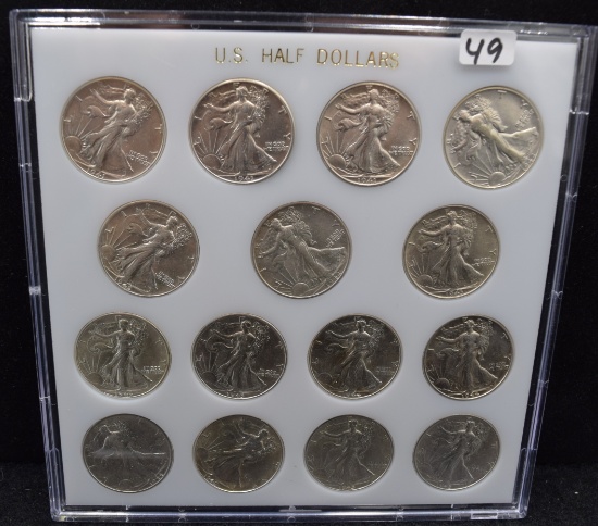 CHOICE UNC 15 PC WALKING LIBERTY SET
