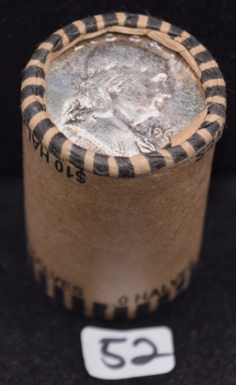 20 ORIGINAL ROLL 1962 FRANKLIN HALF DOLLARS