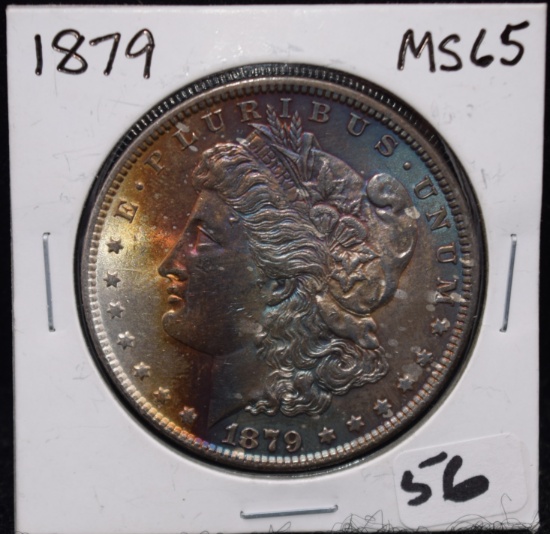 HIGH GRADE 1879 MORGAN DOLLAR "BEAUTIFULLY TONED"