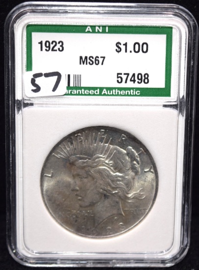 HIGH GRADE 1923 PEACE DOLLAR - ANI MS67