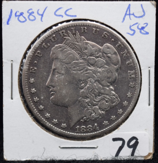1884-CC MORGAN DOLLAR