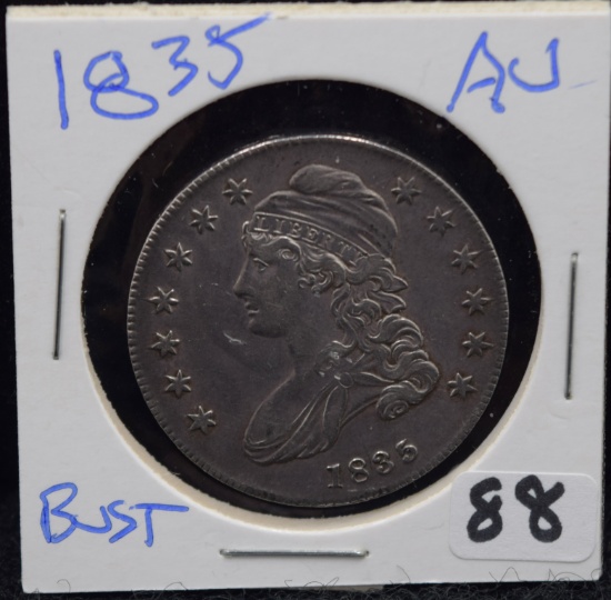 1835 CAPPED BUST HALF DOLLAR