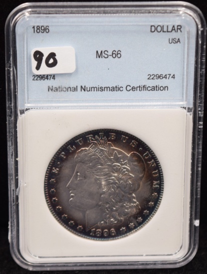 1896 MORGAN DOLLAR - NNC MS66
