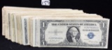 169 MIXED 1935/1957 $1 SILVER CERTIFICATES