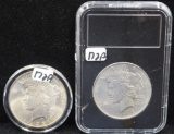 HIGH GRADE 1922 & 1923 PEACE DOLLARS