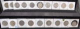 19 MIXED DATE & MINT WALKING LIBERTY HALF DOLLARS