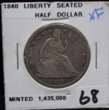 1840 SEATED LIBERTY HALF DOLLAR