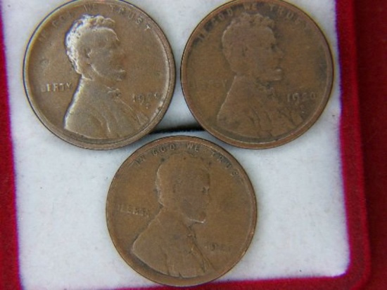 1920 P, D, & S Lincoln Cent