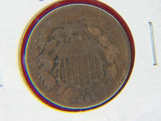 1964 2 Cent Copper Civil War Era