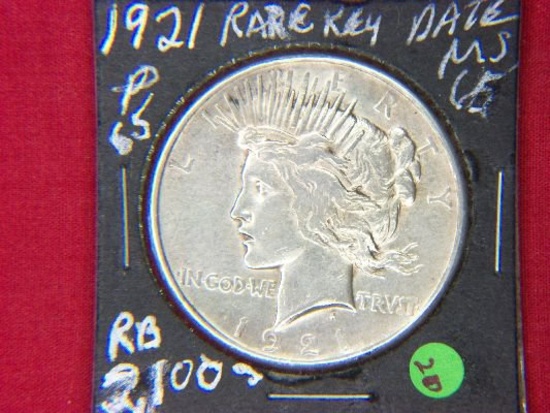 1921 P Peace Dollar