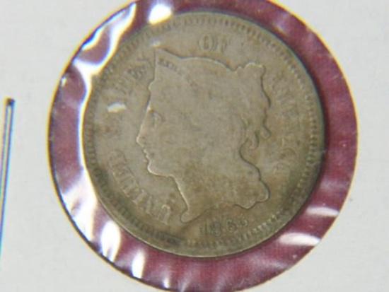 1865 3 Cent Nickel