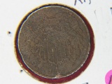 1867 2 Cent Copper