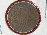 1865 2 Cent Copper