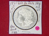 1921 S Morgan Dollar