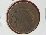 1864 2 Cent Copper