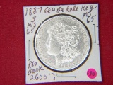 1887 S Morgan Dollar