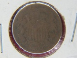 1864 2 Cent Copper