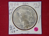 1922 P Peace Dollar