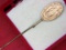 10kt Yellow Gold Victorian Ornate Engraved Stick Pin