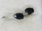 .925 Ladies 1.5 Carat Garnet Earrings