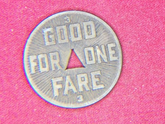 Pittsburg Railways 1922 Co. "good For One Fare"