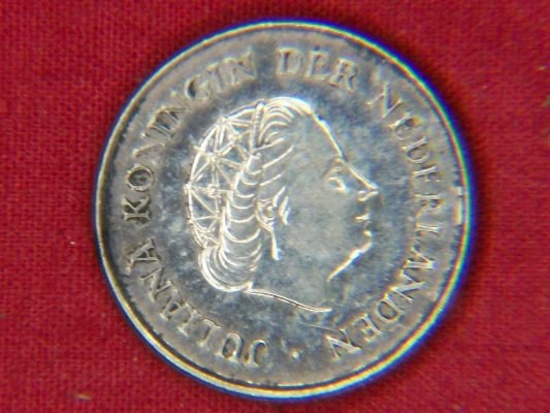 1967 1/4 Guilder Netherlands