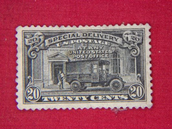 Scott E-14 Special Delivary Truck 20 Cent Stamp
