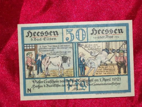 1921 German Inflation Note