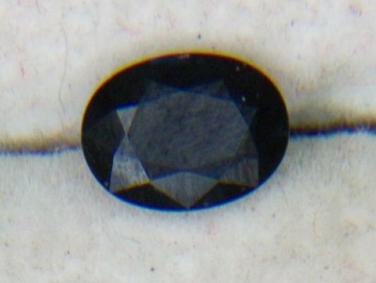 1.58 Carat Oval Cut Sapphire