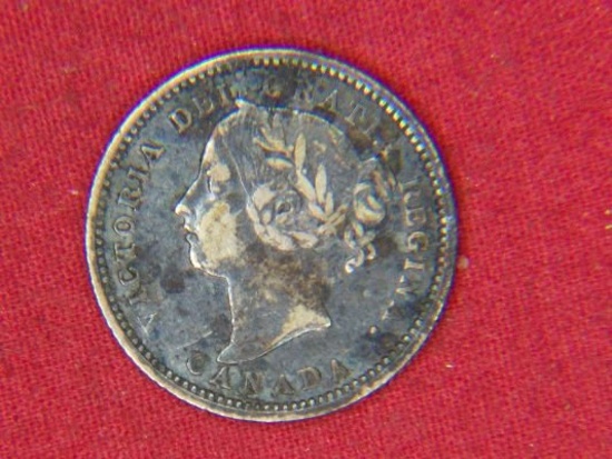 1886 Canadian Silver Dime