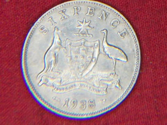 1938 6 Pence Austraila