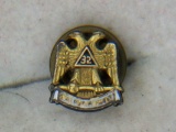 14kt Yellow Gold Gold Filled 32nd Masonic Tie Pin